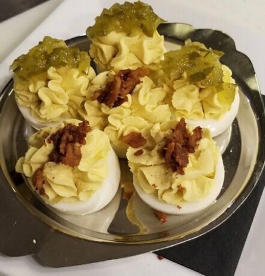 Deviled Eggs with Bacon