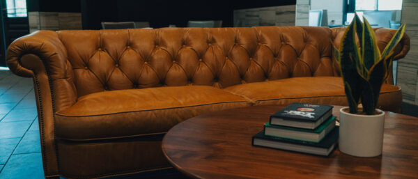 Lounge area seating for pub feel